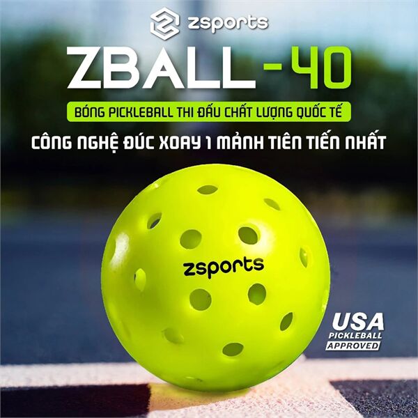 Bóng Pickleball Zsports ZBALL-40 (Quả)